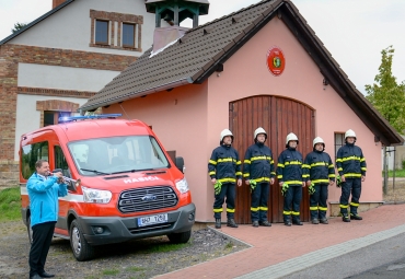 Pieta k uctění památky hasičů JSDH Koryčany